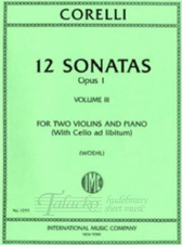 12 Sonatas op. 1 - Vol. 3